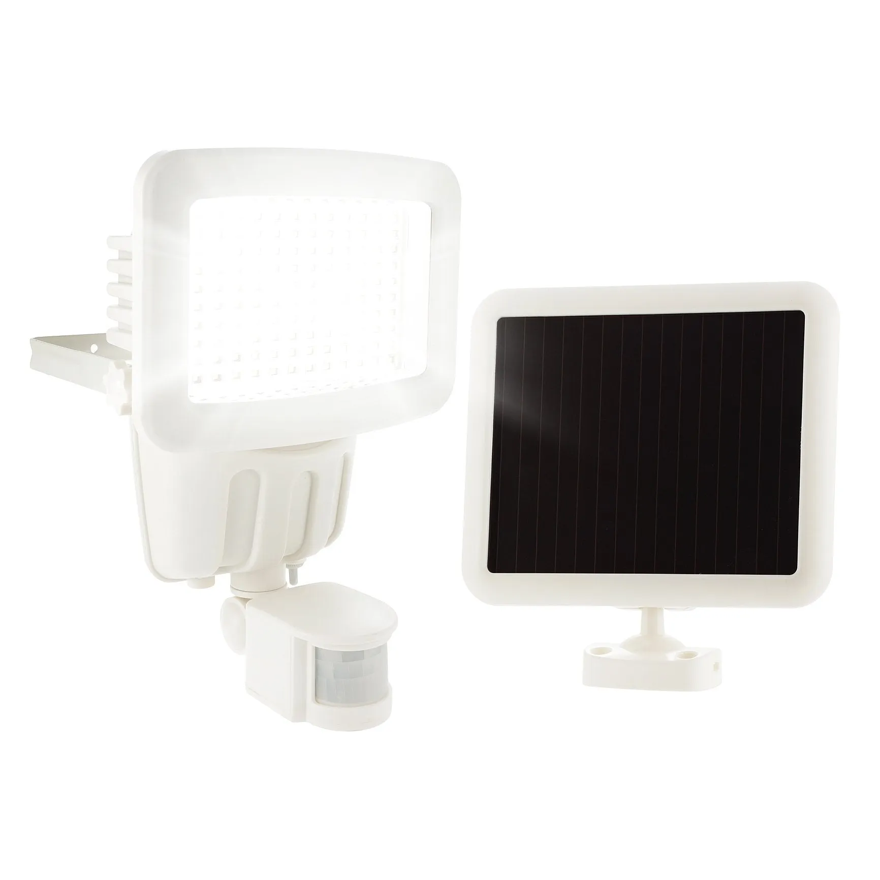 120 LED Solar Security Light (White) — with separate solar panel