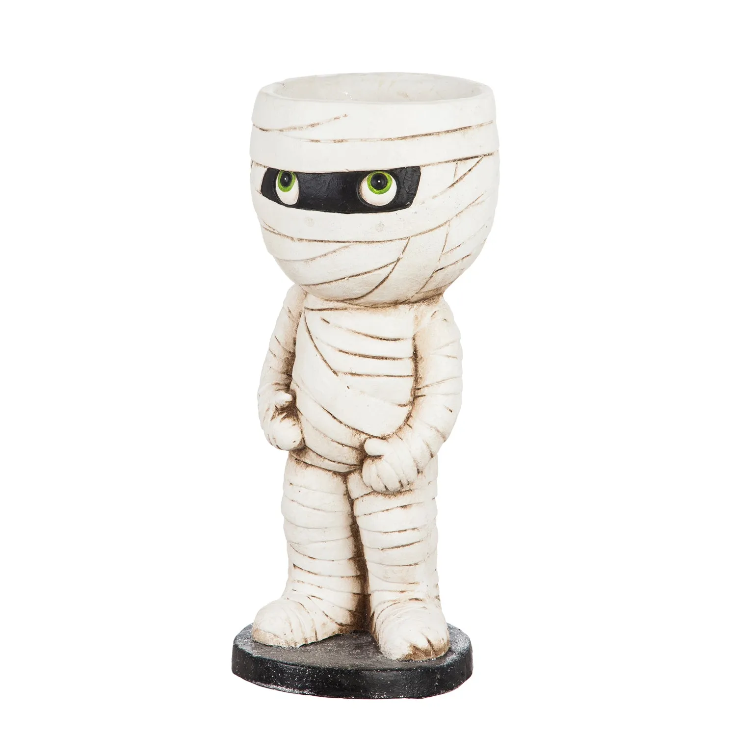 20"H Mummy Candy Bowl Garden Statuary,84g3122