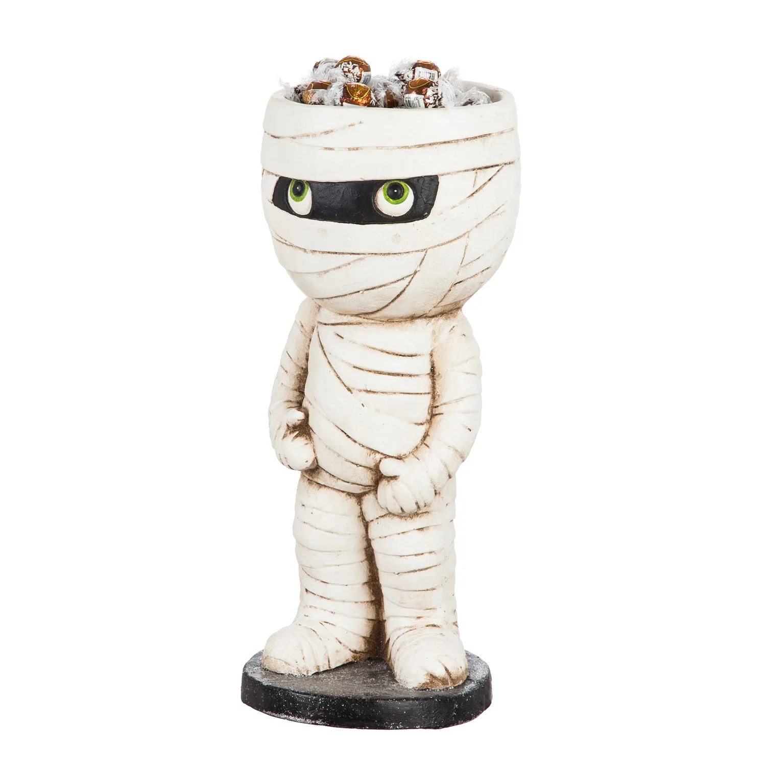 20"H Mummy Candy Bowl Garden Statuary,84g3122