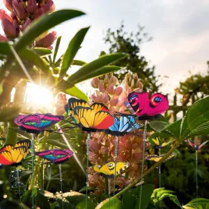 24pcs Bunch of Butterflies Garden Yard Planter
