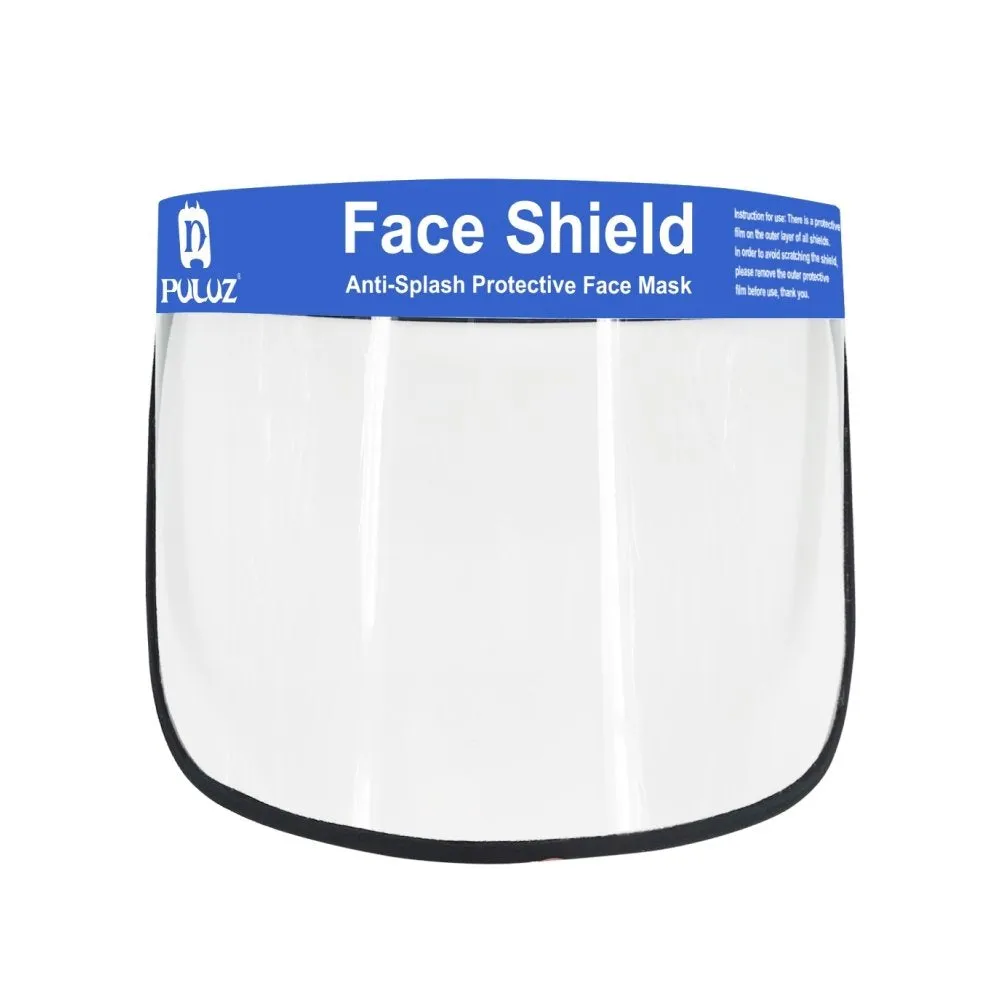 2PCS Transparent Face Guard Anti-Splash Protective Face Covers