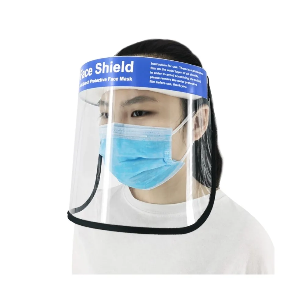 2PCS Transparent Face Guard Anti-Splash Protective Face Covers