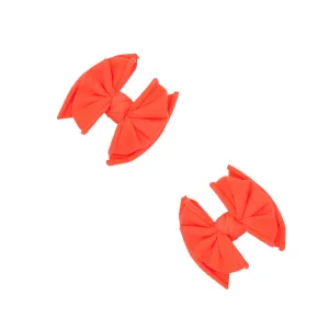 2PK BABY FAB CLIPS | Red Hot