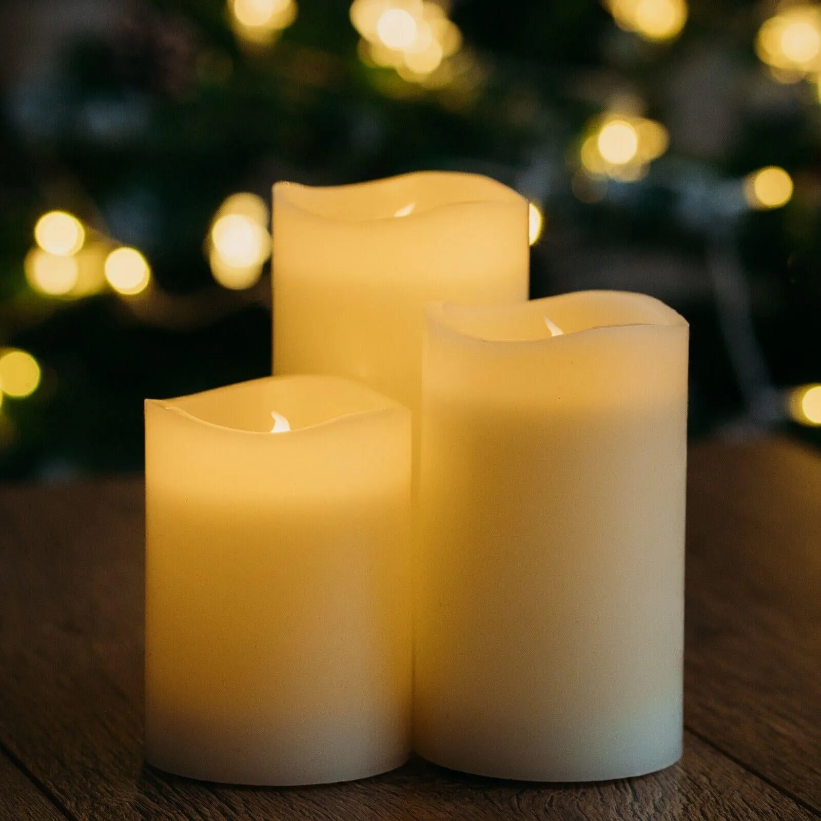 3 Pcs Outdoor LED Candle Light