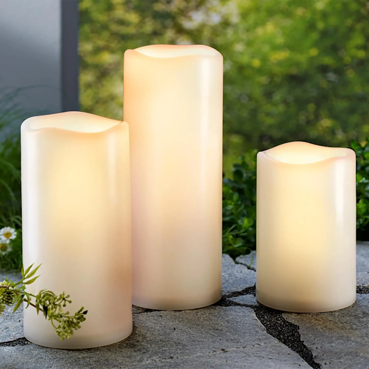 3 Pcs Outdoor LED Candle Light