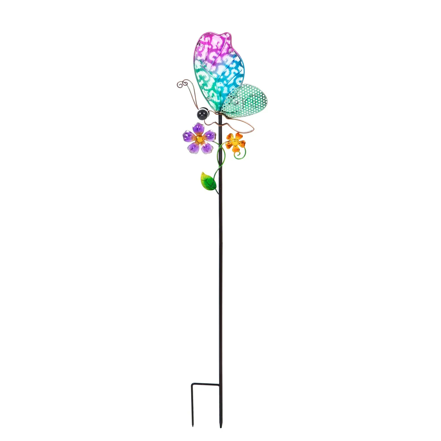 36"H Secret Solar Garden Stakes, 3 Asst, Butterfly, Dragonfly, Bird,2sp6101
