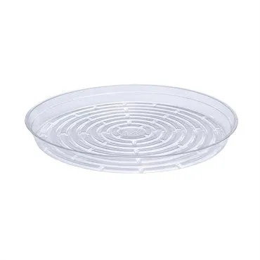 8" Clear Vinyl Plant Saucer