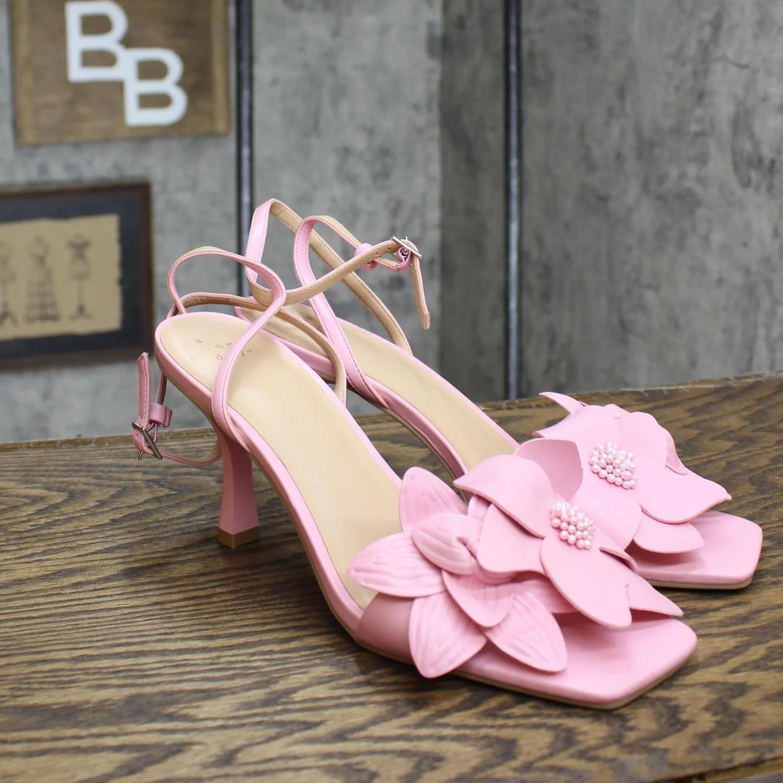 A New Day Women's Antonette Heels 89530458 Pink 9.5M