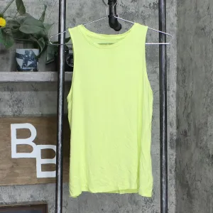 A New Day Women's Flowy Relaxed Sleevess Tank Top Lime Green Small