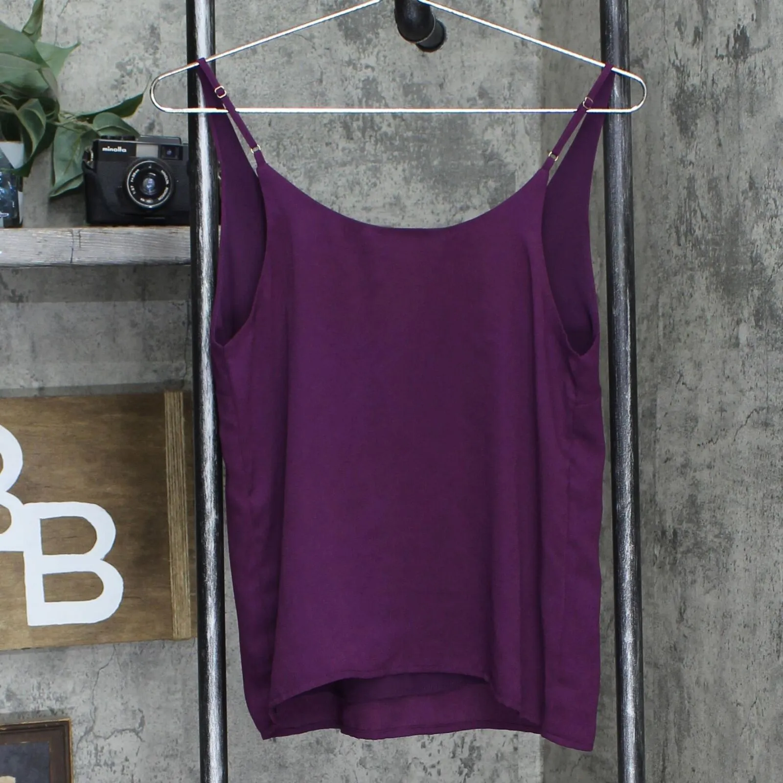 A New Day Women's Lined Tank Top Purple XS