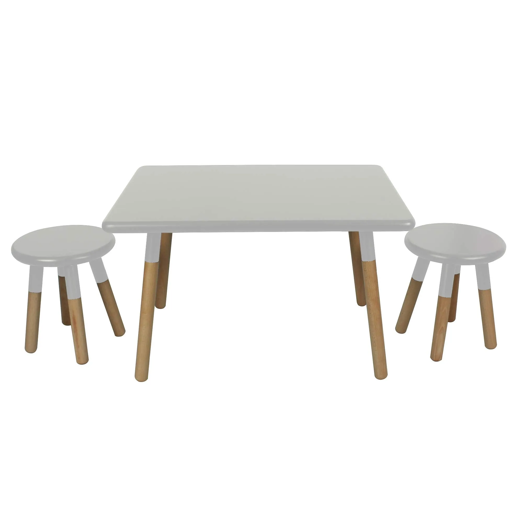 ACEssentials Kids Dipped Table and Stool Set