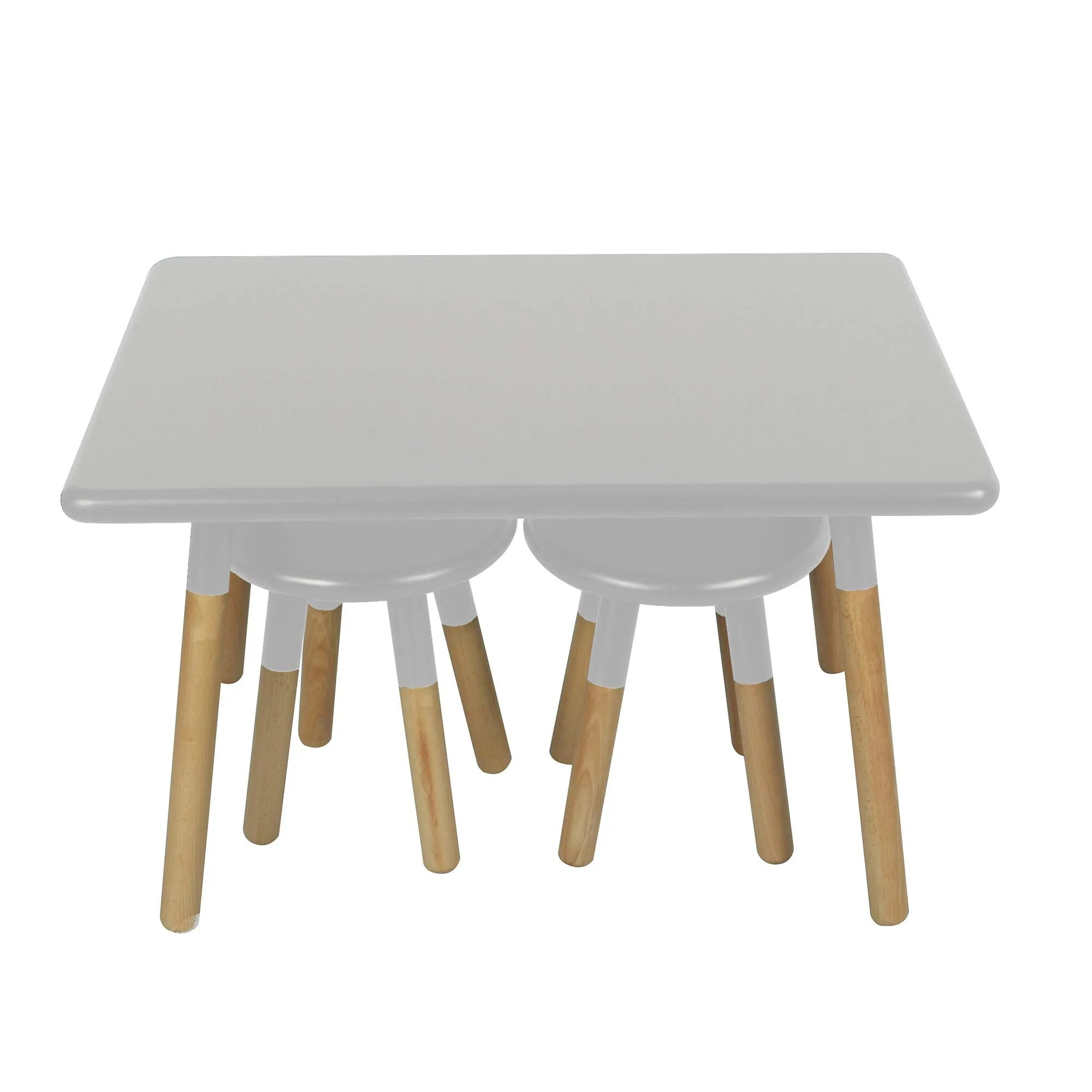 ACEssentials Kids Dipped Table and Stool Set