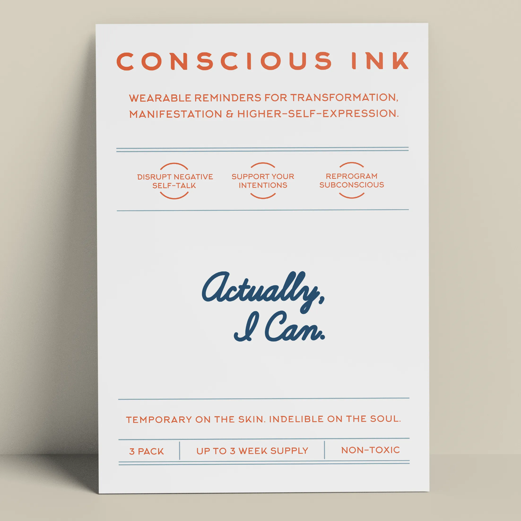 Actually, I Can Manifestation Tattoo
