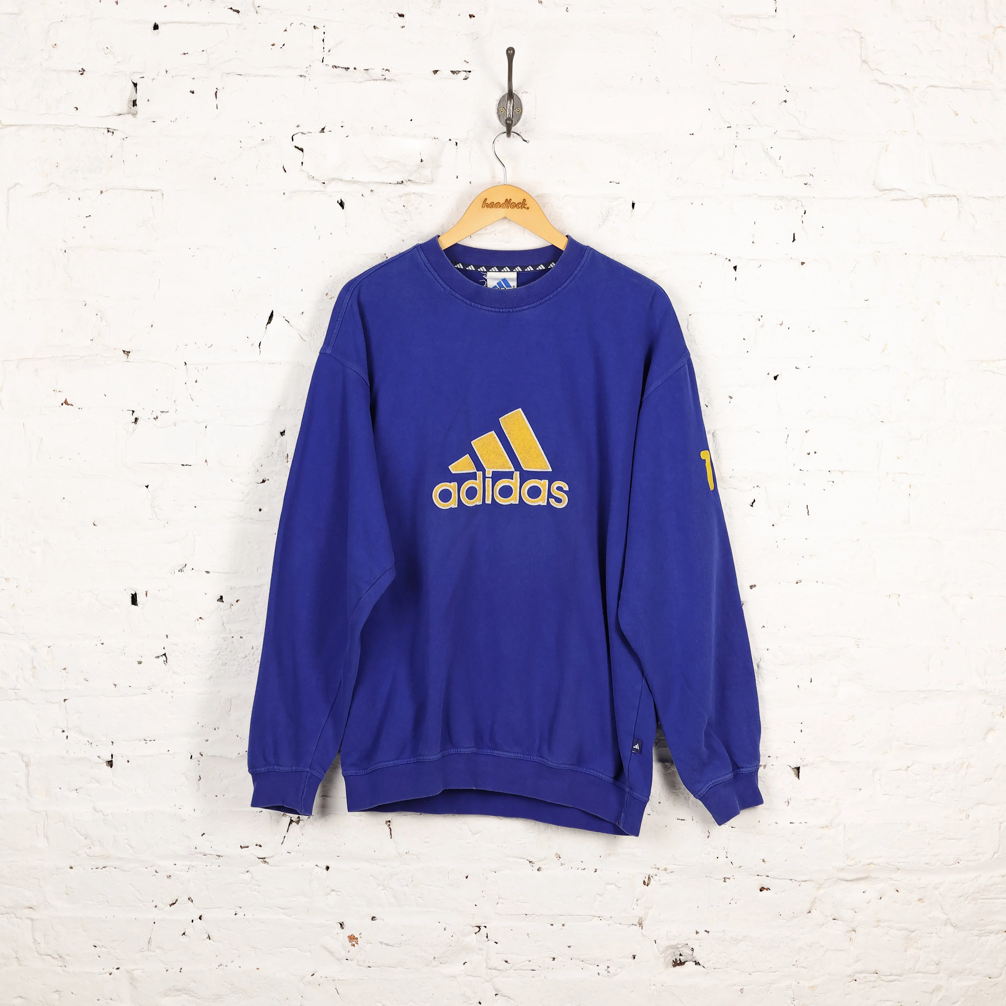 Adidas 90s Sweatshirt - Blue - L