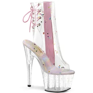 ADORE-1018C-2  Clear TPU-Baby Pink/Clear