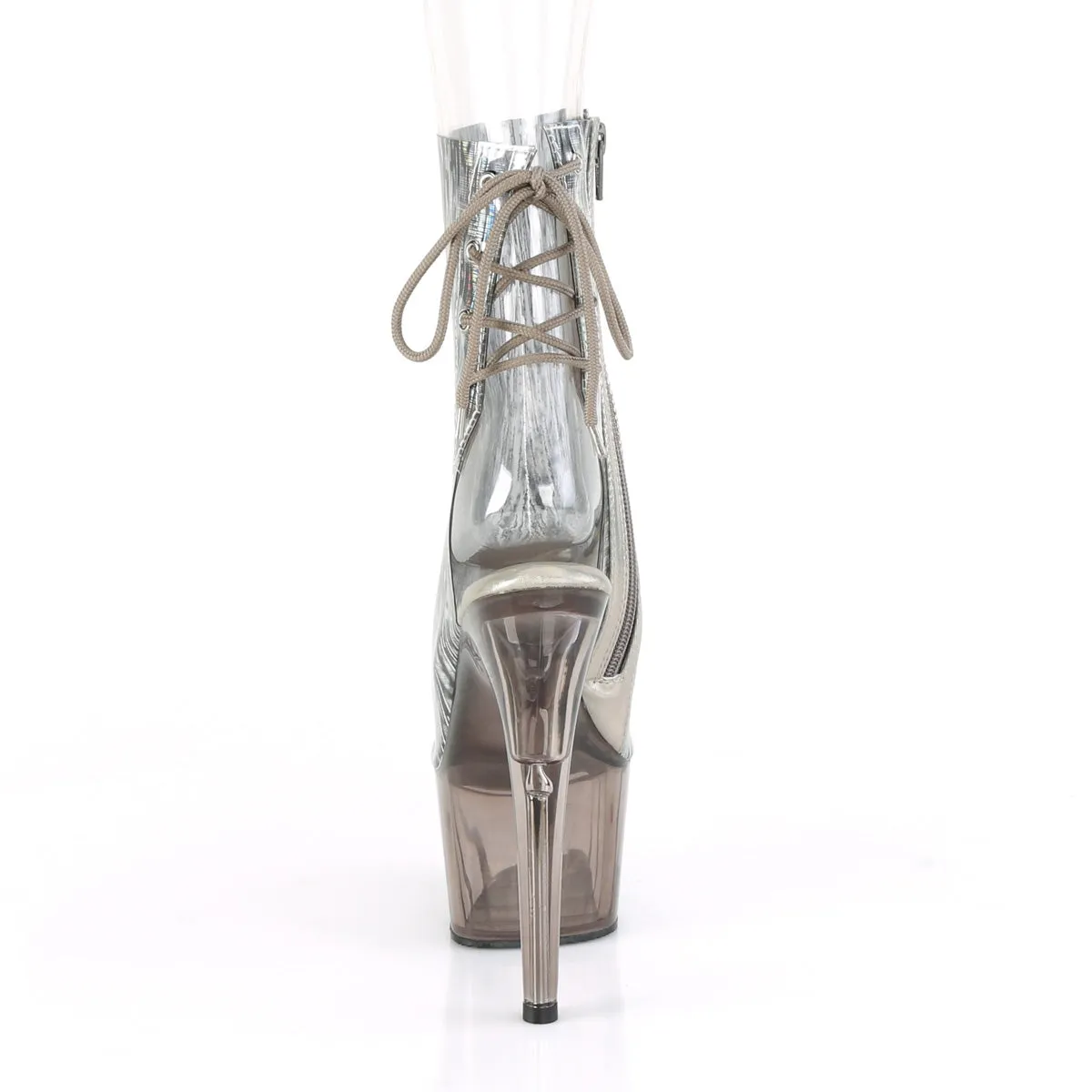 ADORE-1018HCT  Clear-Silver Holographic TPU/Smoke Tinted