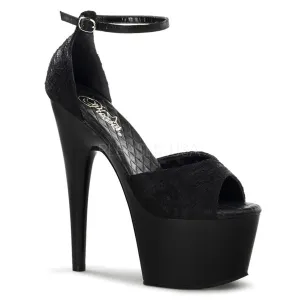 ADORE-768  Black Satin-Black Lace/Black