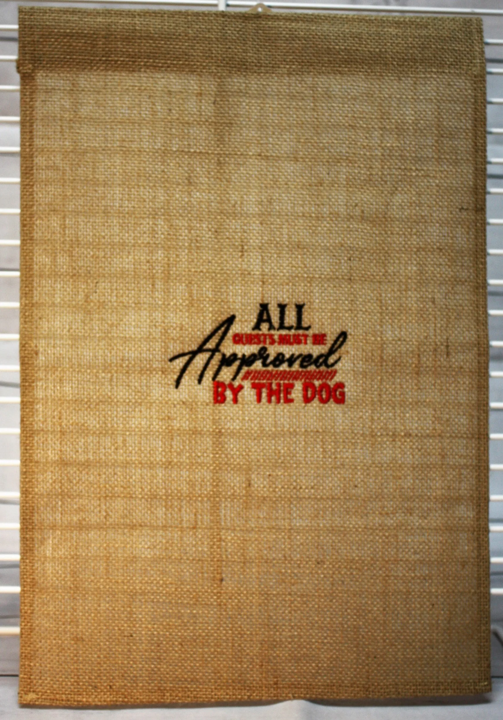 All guests must be a approved by the dog flag