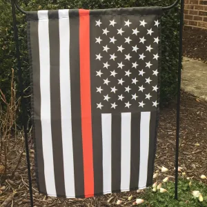 American Flag Thin Red Line Garden Flag