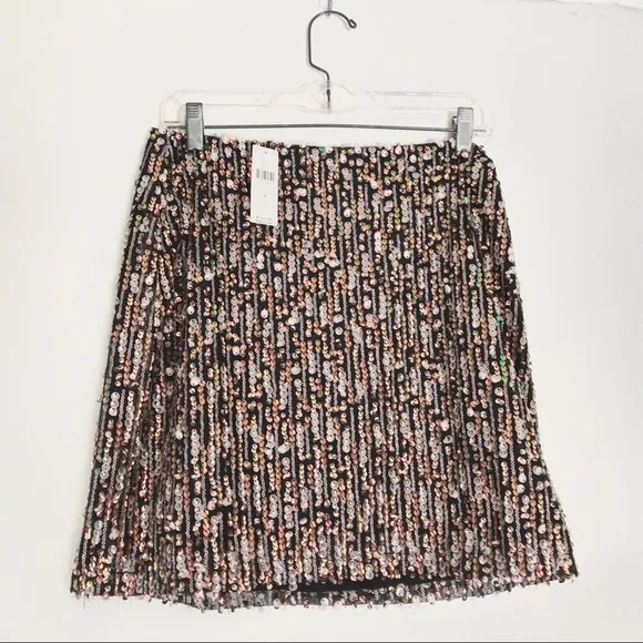 Anthropologie Corey Lynn Calter Sequined Miniskirt Size Small NWT