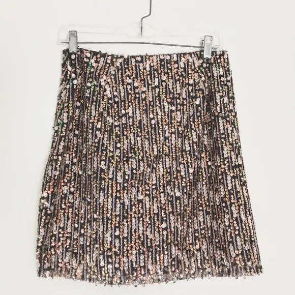 Anthropologie Corey Lynn Calter Sequined Miniskirt Size Small NWT