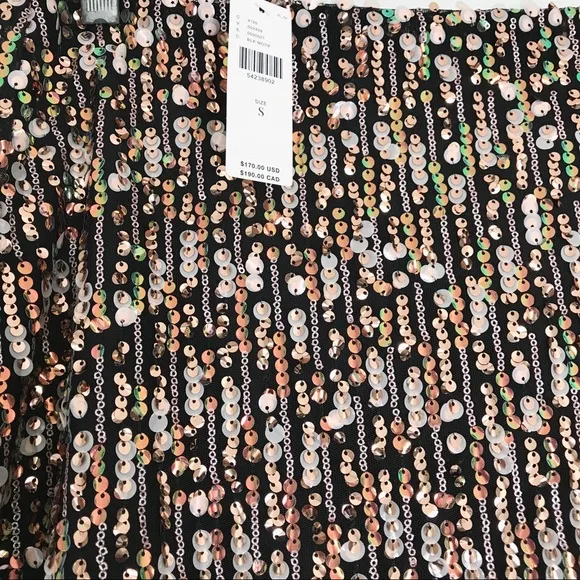Anthropologie Corey Lynn Calter Sequined Miniskirt Size Small NWT