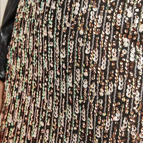Anthropologie Corey Lynn Calter Sequined Miniskirt Size Small NWT