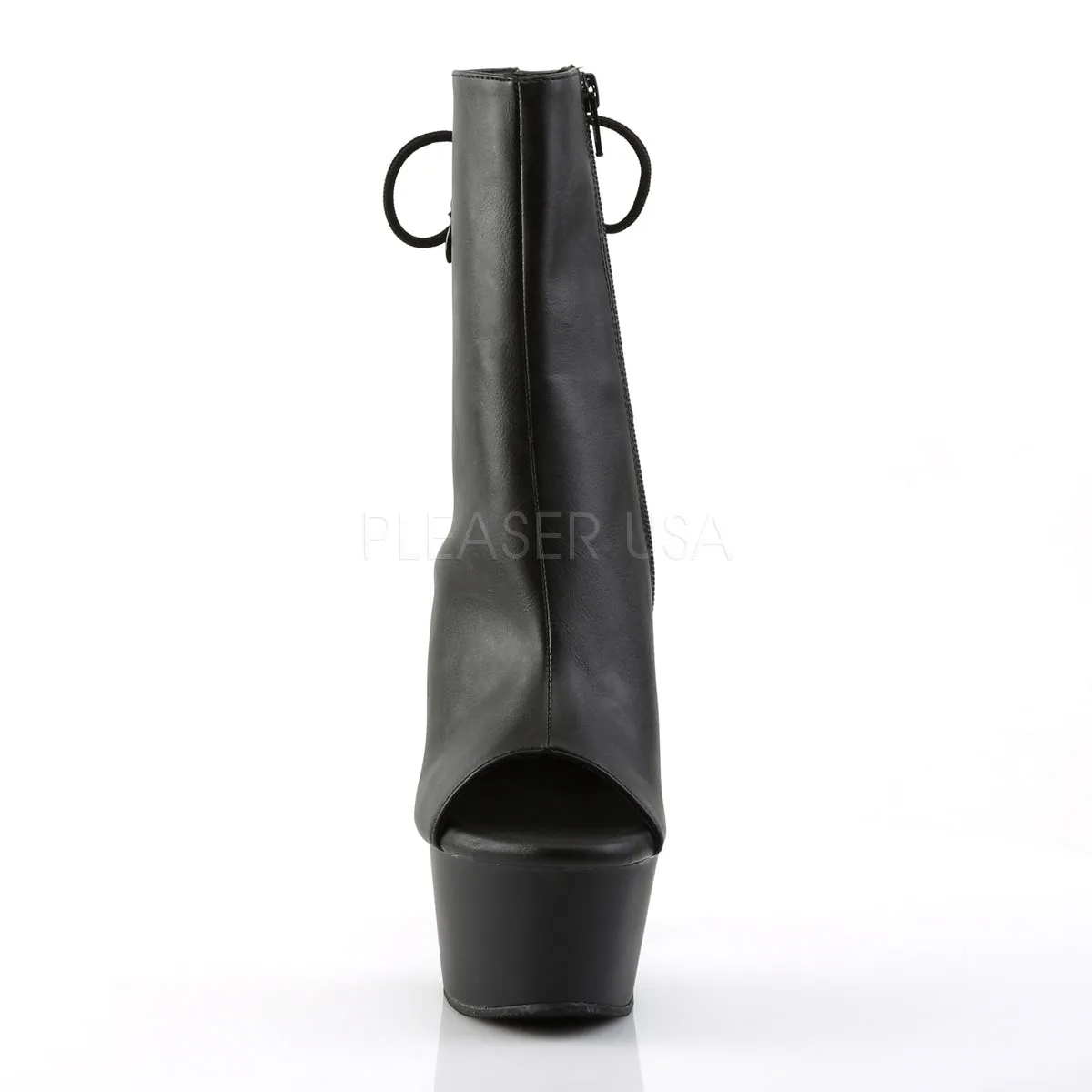 ASPIRE-1018  Black Faux Leather/Black Matte