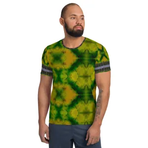 Athletic T-Shirt (His/Virilis)(Tree Link Stripe) RJSTH@Fabric#5 RJSTHS2021 RJS