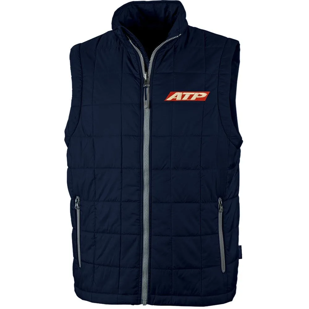ATP Men's Quilted Vest Navy