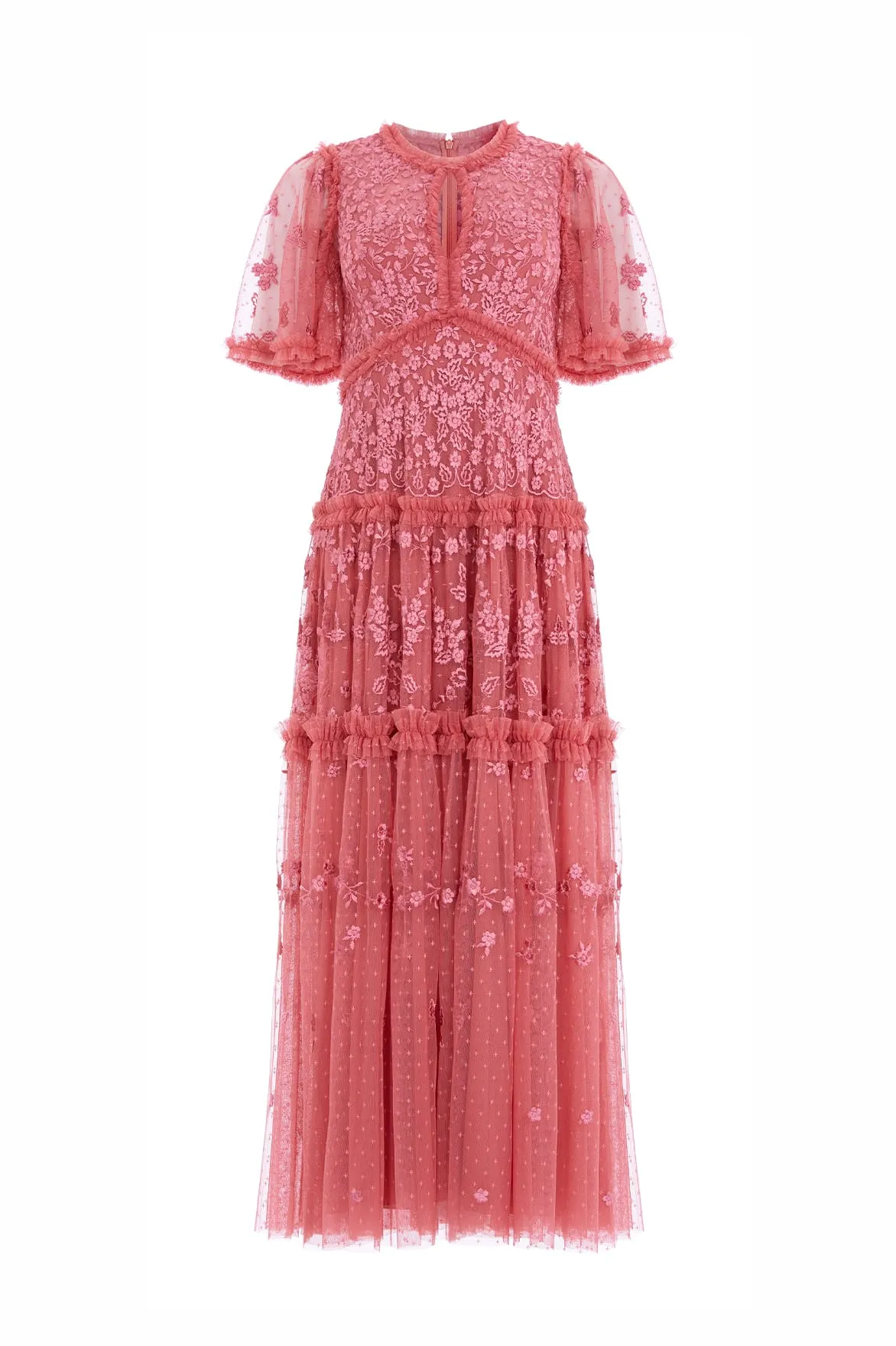 Autumn Lace Ankle Gown