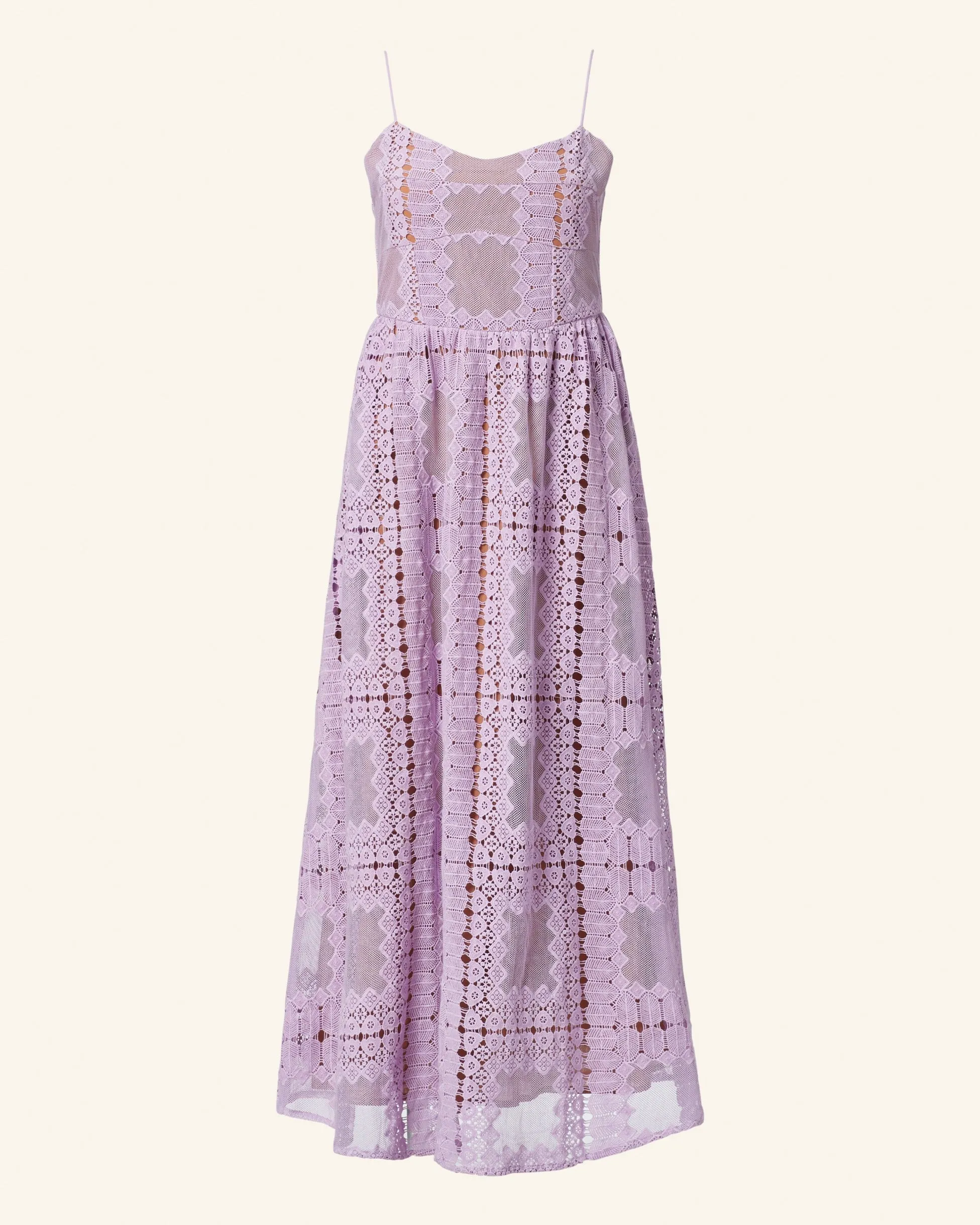 Autumn Lavender Picnic Dress