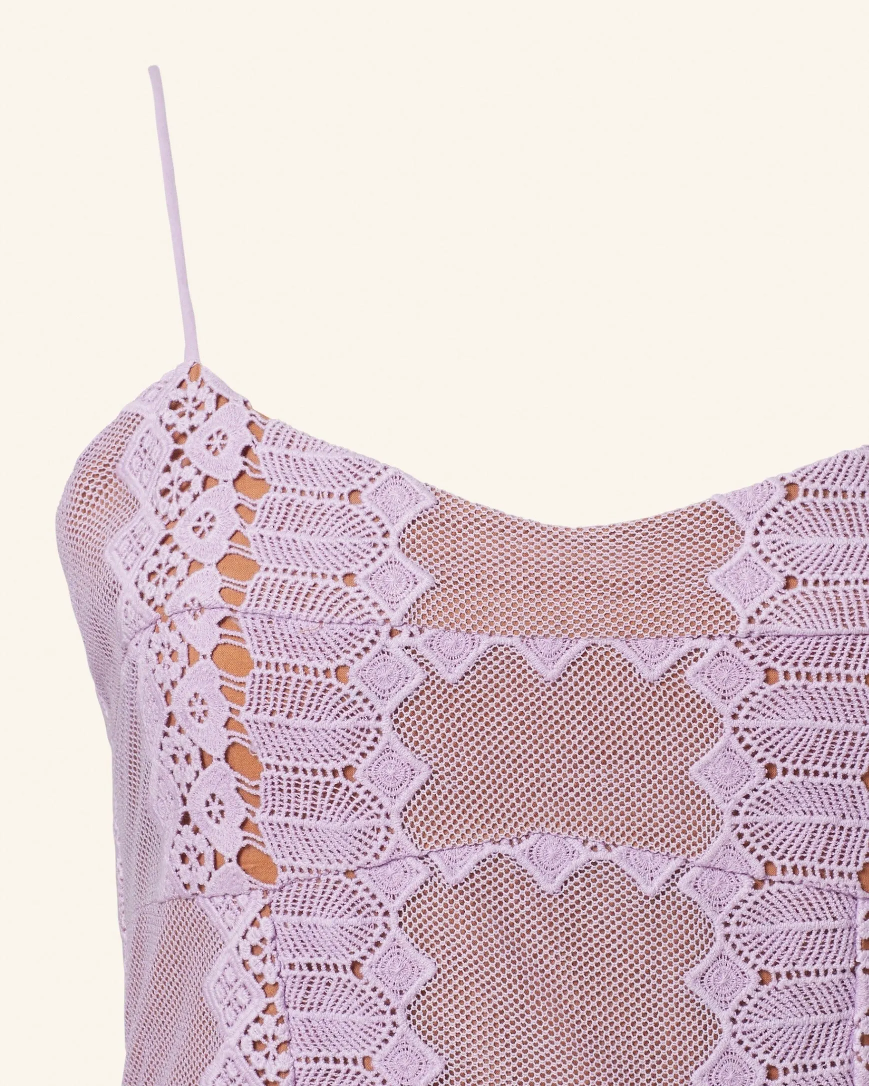 Autumn Lavender Picnic Dress