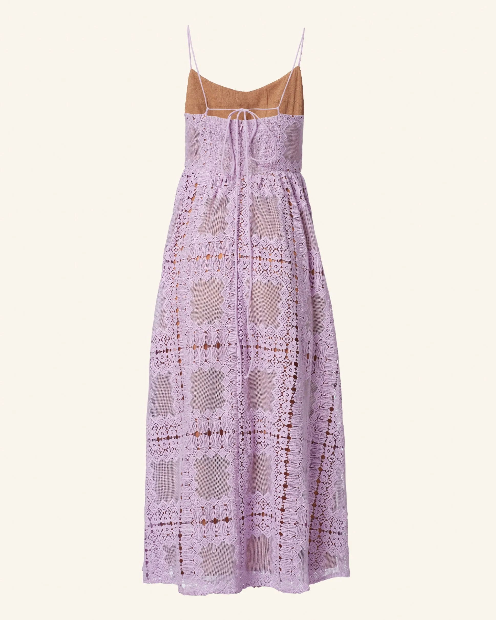 Autumn Lavender Picnic Dress