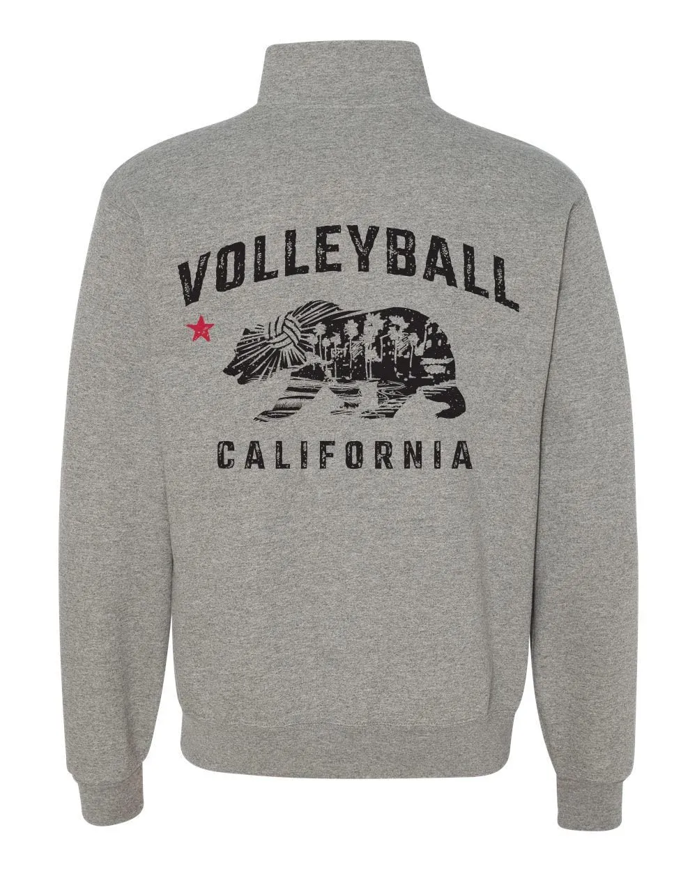 Bear California Quarter-Zip Crew Sweatshirt