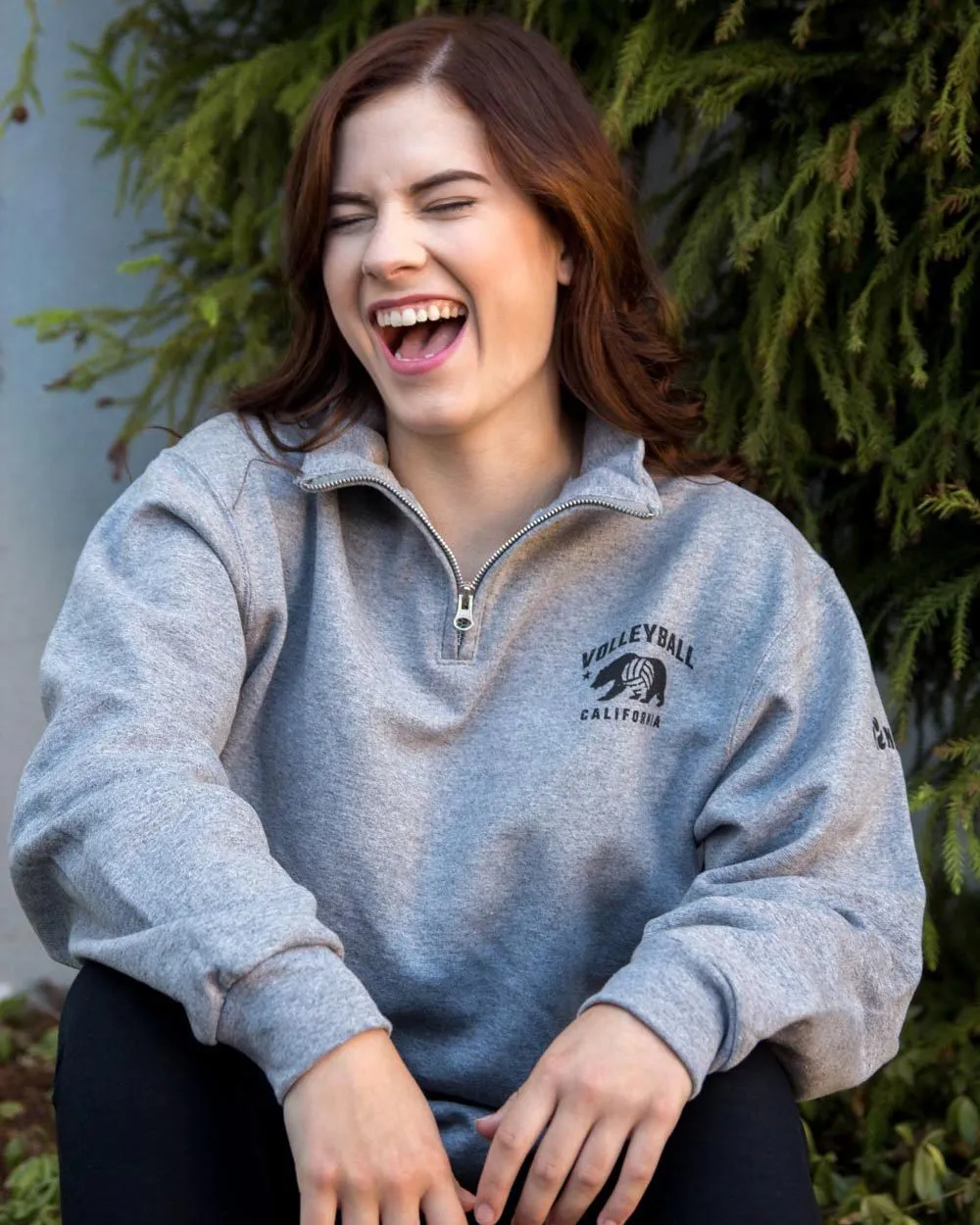 Bear California Quarter-Zip Crew Sweatshirt