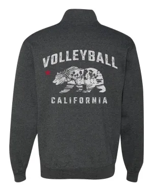 Bear California Quarter-Zip Crew Sweatshirt