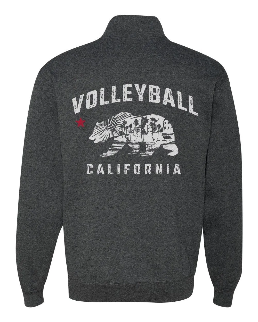 Bear California Quarter-Zip Crew Sweatshirt