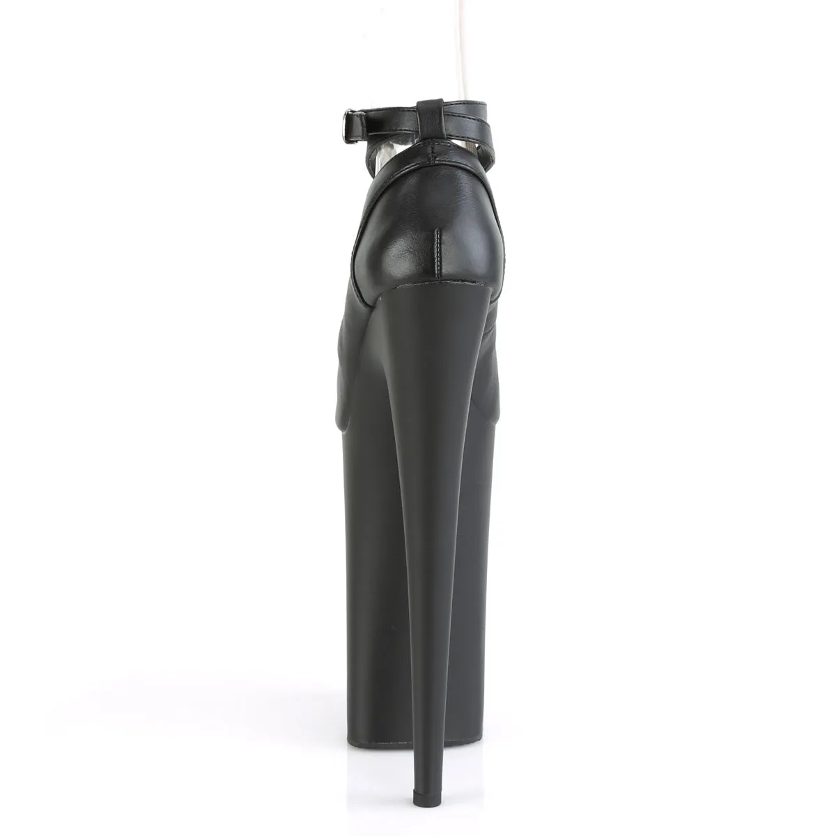 BEYOND-087  Black Faux Leather/Black Matte