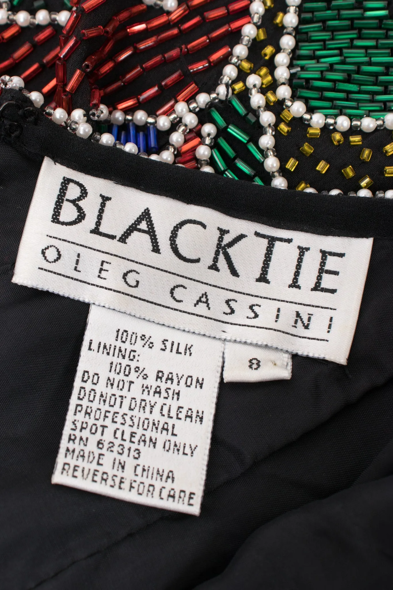 Black Tie Rainbow Alphabet Dress