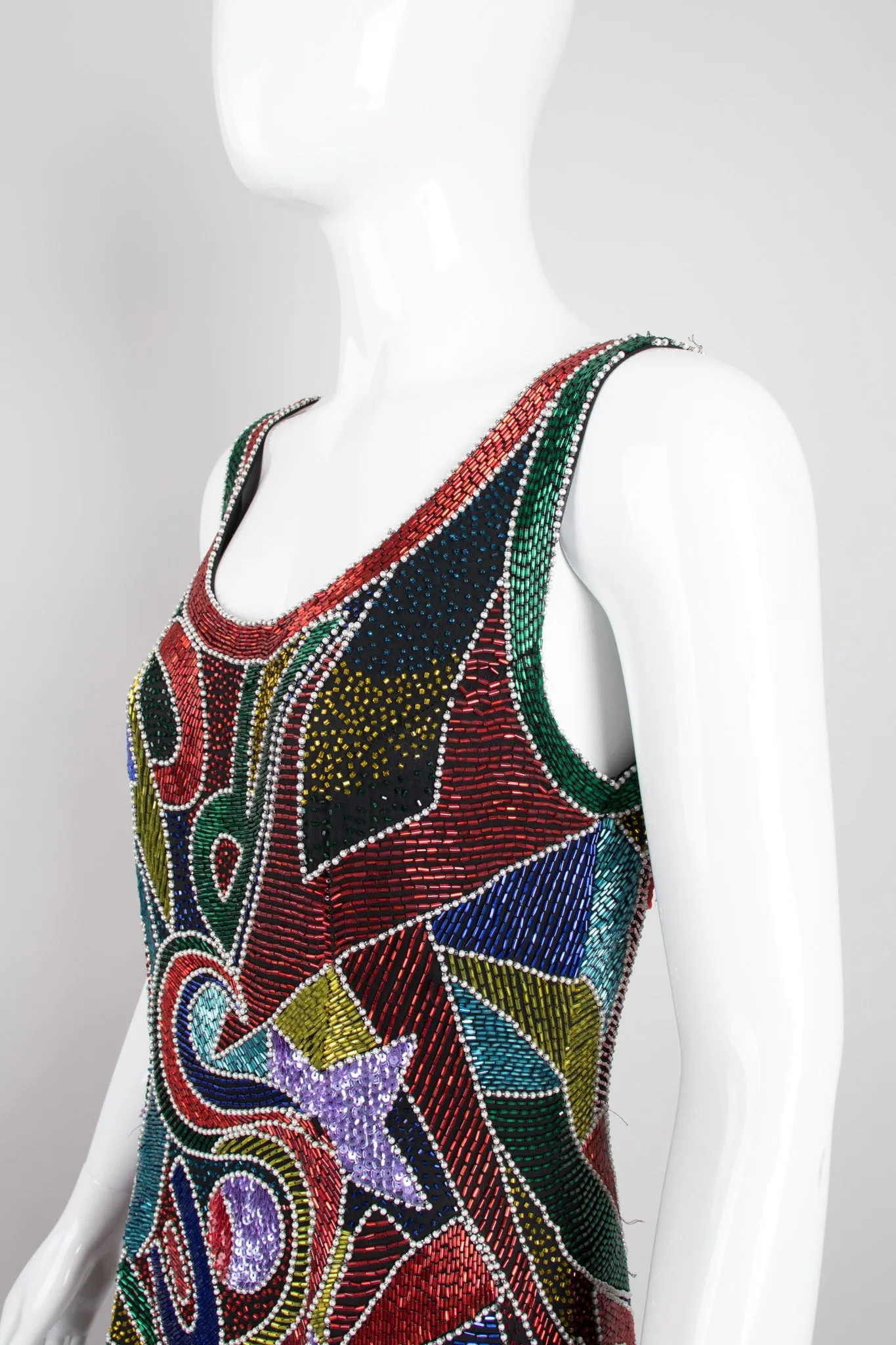Black Tie Rainbow Alphabet Dress