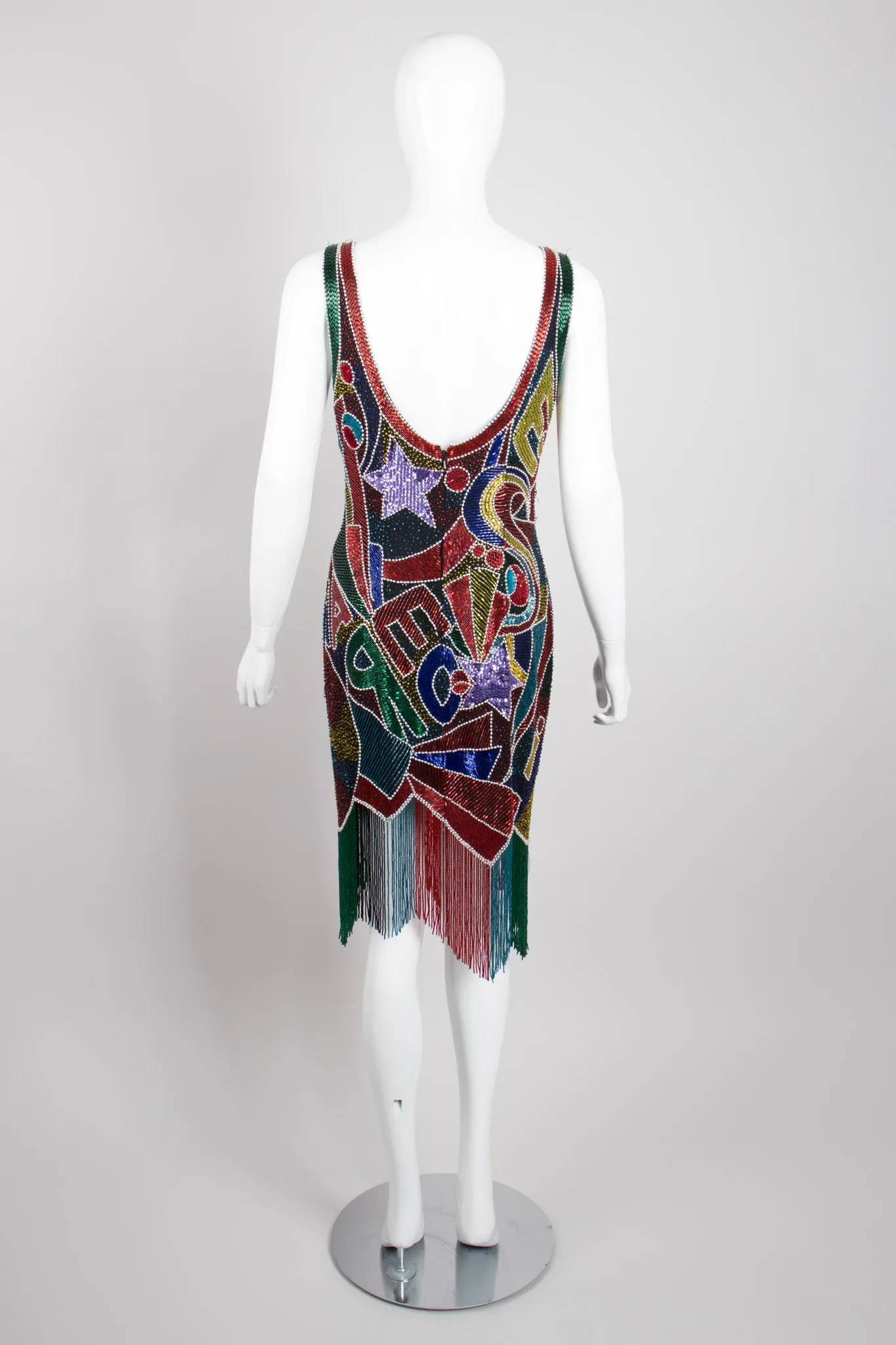 Black Tie Rainbow Alphabet Dress
