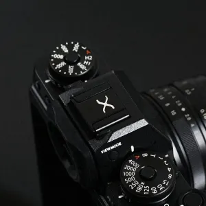 Black X Hot Shoe Cover