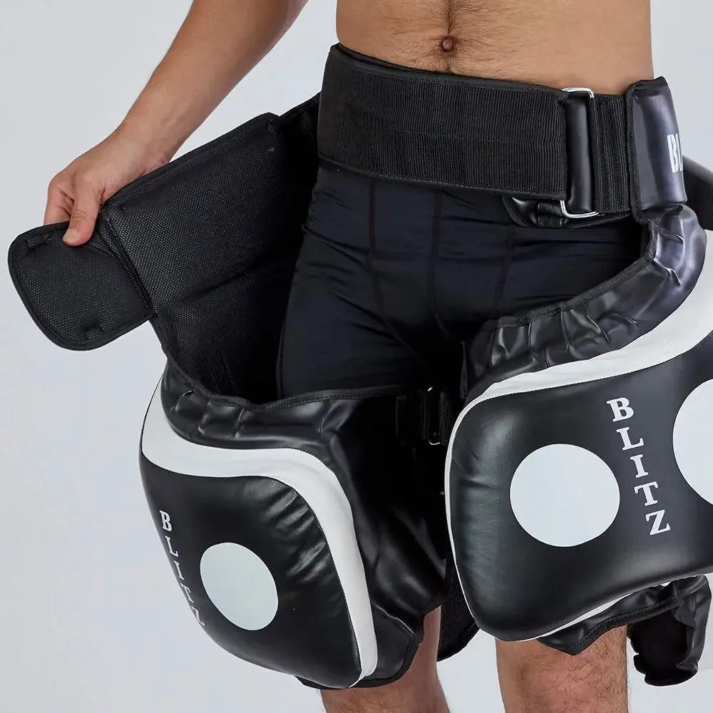 Blitz Sports Deluxe Thigh Pads - Black