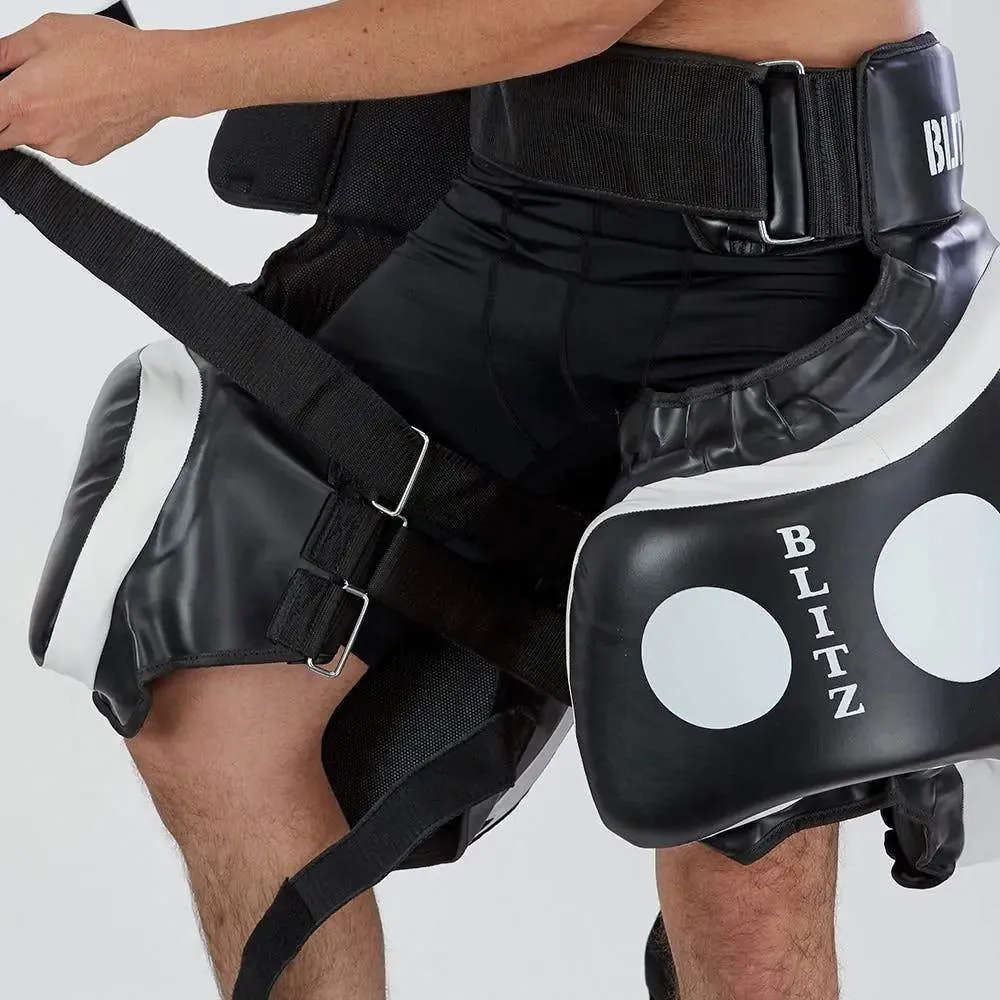 Blitz Sports Deluxe Thigh Pads - Black