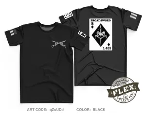 BOLD COMPANY, 1ST BN 161ST INFANTRY REGIMENT Core Men's SS Flex Performance Tee - qZuUDd