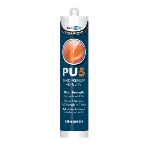 Bond It PU5 Rapid 5 Min D4 PU Adhesive- 300ml