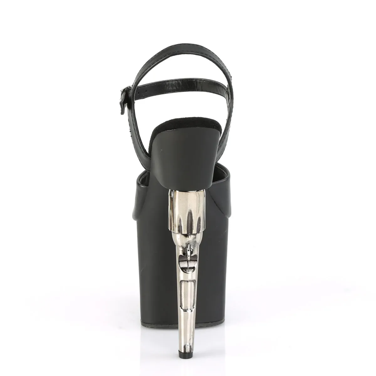 BONDGIRL-709  Black Faux Leather/Black Matte