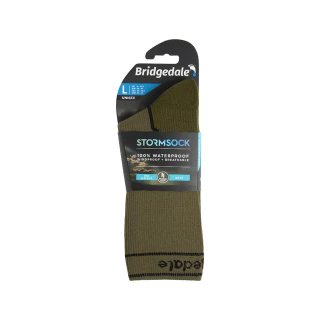 Bridgedale Storm Sock Midweight Boot - Dark Khaki