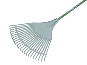 Bulldog Evergreen Plastic Leaf Rake Aluminium Shaft
